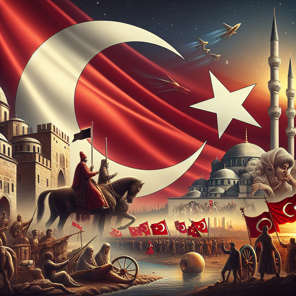Türk Bayrağındaki Ay ve Yıldız Nereden Geliyor ? İşte Şanlı Türk Bayrağımızın Tarihi