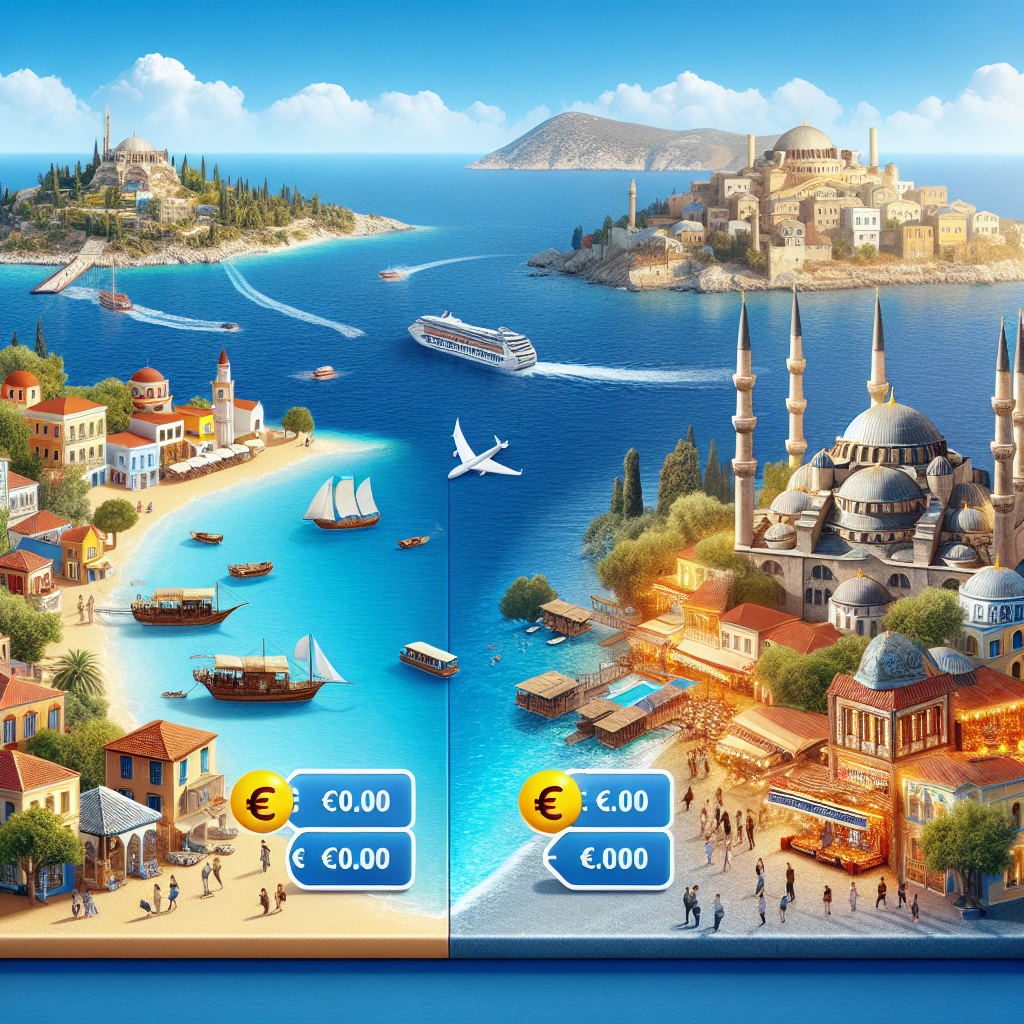 Yunan adaları tatilinin Türkiye’den ucuz olması